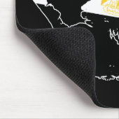 Ägyptischer Flaggen-Handdruck Mousepad (Ecke)