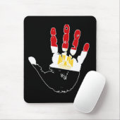 Ägyptischer Flaggen-Handdruck Mousepad (Mit Mouse)