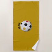 Ägyptischer Fußball Strandtuch (Vorderseite)
