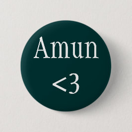 Ägyptischer Gott - Amun-Liebe-Abzeichen Button