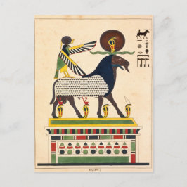 Ägyptischer Gott Amun-Ra Postkarte