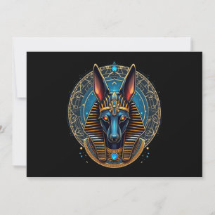 Ägyptischer Gott Anubis Alte Ägyptische Mythologie Einladung