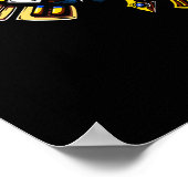 Ägyptischer Gott Anubis Ancient Wolf Pharaoh Poster (Ecke)