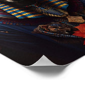 Ägyptischer Gott Anubis Poster (Ecke)