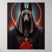 Ägyptischer Gott Anubis Poster (Vorne)