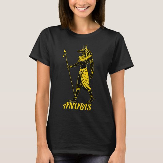 Ägyptischer Gott Anubis T-Shirt (Vorderseite)