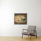 Ägyptischer Gott Anubis Wall hing Wandteppich (Beispiel (Horizontal))