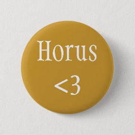 Ägyptischer Gott - Horus <3 Abzeichen Button