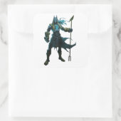 ägyptischer Gott Quadratischer Aufkleber (Tasche)