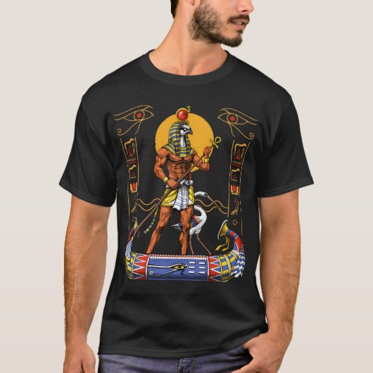 ägyptischer Gott Ra T-Shirt (Vorderseite)