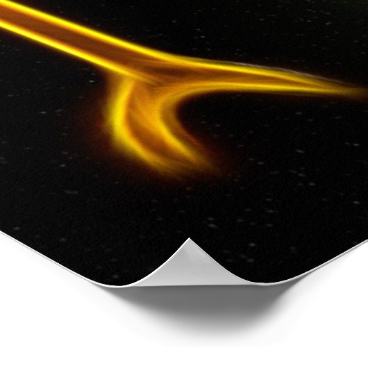 Ägyptischer Gott Thoth Poster (Ecke)