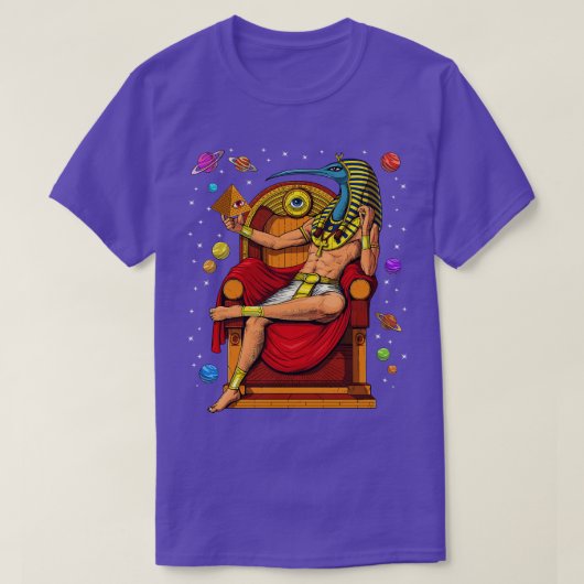 Ägyptischer Gott Thoth T-Shirt (Design vorne)