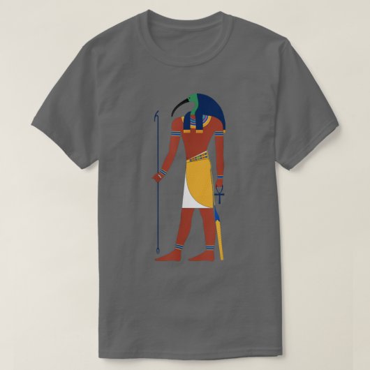 Ägyptischer Gott Thoth T-Shirt (Design vorne)