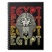 Ägyptischer Gott Tutankhamun Retro Ägypten Pharao Notizblock (Vorderseite)