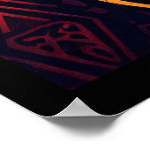 Ägyptischer Grim Sensenmann Halloween 3 Poster (Ecke)