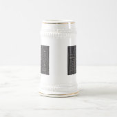 Ägyptischer Hieroglyphen Stein Bierglas (Mittel)