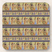 Ägyptischer Hieroglyphics-Cork-Untersetzer Getränkeuntersetzer (Vorderseite)