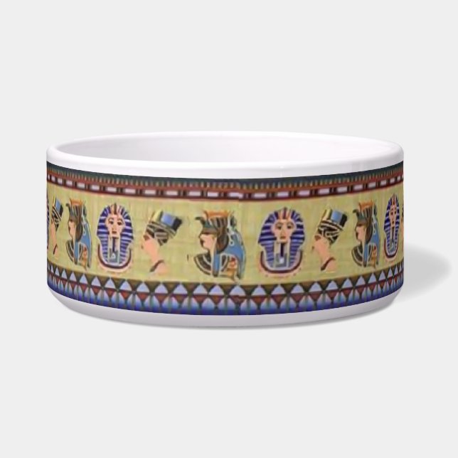 Ägyptischer Hieroglyphikhund Bowl Napf (Vorderseite)