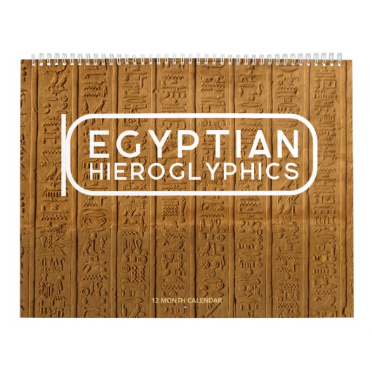 Ägyptischer Hieroglyphikkalender Kalender (Titelbild)