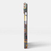 ägyptischer Hieroglyphus Symbol Muster Pharao iPhone Hülle (Linke Seite)