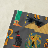 ägyptischer Hieroglyphus Symbol Muster Pharao Strandtuch (Beispiel)