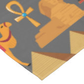 ägyptischer Hieroglyphus Symbol Muster Pharao Tischdecke (Schrägansicht)