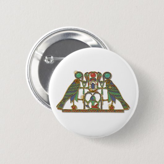 Ägyptischer Horus Button (Vorne & Hinten)