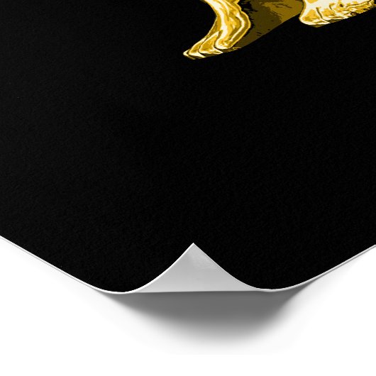 Ägyptischer Horus Poster (Ecke)