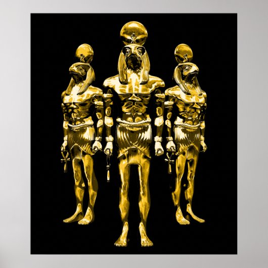 Ägyptischer Horus Poster (Vorne)