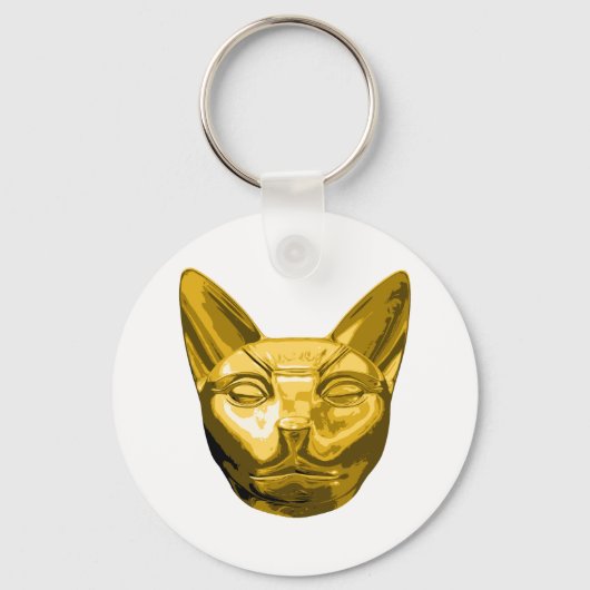 Ägyptischer Katzenbast Schlüsselanhänger (Vorderseite)
