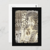 Ägyptischer König Tut Pharaoh Tutankhamun Wall Art Postkarte (Vorne/Hinten)
