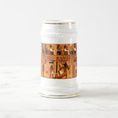 Ägyptischer Königlicher Papyrus Beer Stein Bierglas (Mittel)