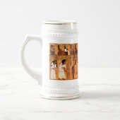 Ägyptischer Königlicher Papyrus Beer Stein Bierglas (Links)