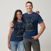 Ägyptischer Krieger Blueprint T-Shirt (Unisex)