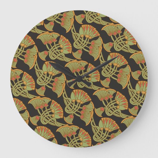 Ägyptischer Lotus und Papyrus, Uhr der Schwarzen M (Vorderseite)