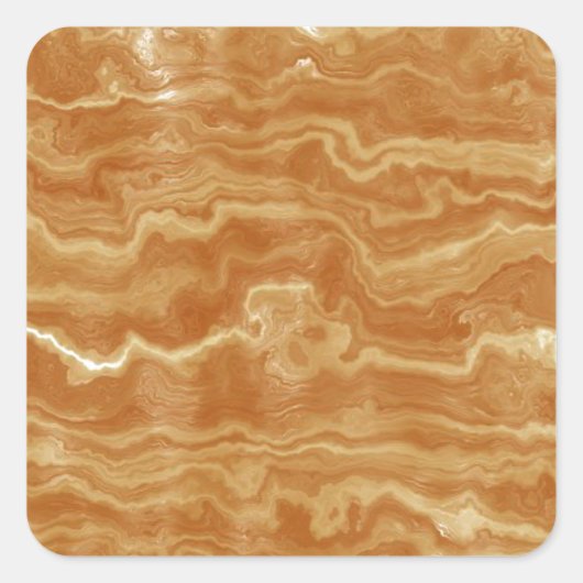 Ägyptischer Marmor Quadratischer Aufkleber (Vorderseite)