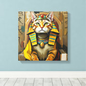 ÄGYPTISCHER MAU-PHARAOH 2 LEINWANDDRUCK (Insitu (Holzboden))