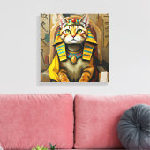 ÄGYPTISCHER MAU-PHARAOH 2 LEINWANDDRUCK (Insitu (Wohnzimmer))