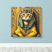 ÄGYPTISCHER MAU-PHARAOH 3 LEINWANDDRUCK (Insitu (Holzboden))