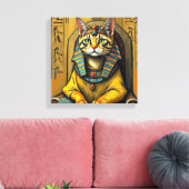 ÄGYPTISCHER MAU-PHARAOH 3 LEINWANDDRUCK (Insitu (Wohnzimmer))