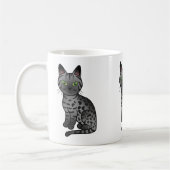 Ägyptischer Mau rauchen Kaffeetasse (Links)