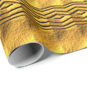 Ägyptischer Motiv mit 3-D-Gold Geschenkpapier (Rolleneckpunkt)