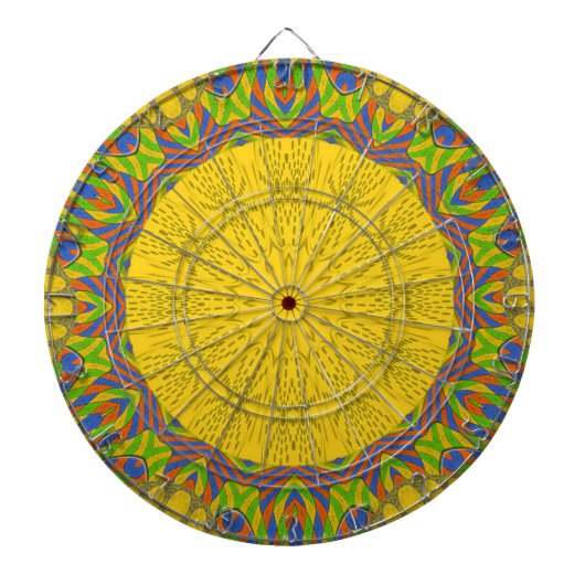 Ägyptischer Muster-Kunstdruck Dartscheibe (vorne)