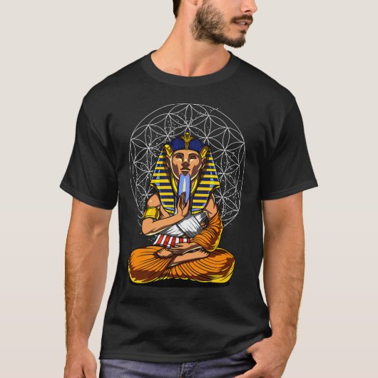 ägyptischer Pharao Buddha T-Shirt (Vorderseite)