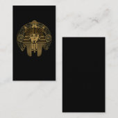 Ägyptischer Pharao Heilige Geometrie Ägyptische Al Visitenkarte (Vorne/Hinten)