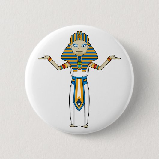 Ägyptischer Pharao-König Button (Vorderseite)