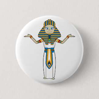 Ägyptischer Pharao-König Button