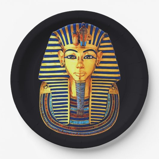 Ägyptischer Pharao König Tutankhamun Pappteller (Vorderseite)