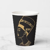 ägyptischer Pharao Kunstpapier Kaffeetassen  Pappbecher (Rückseite)