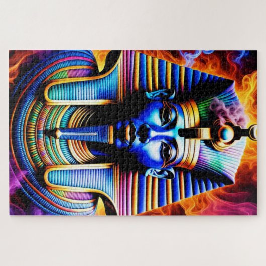 Ägyptischer Pharao Puzzle (Horizontal)
